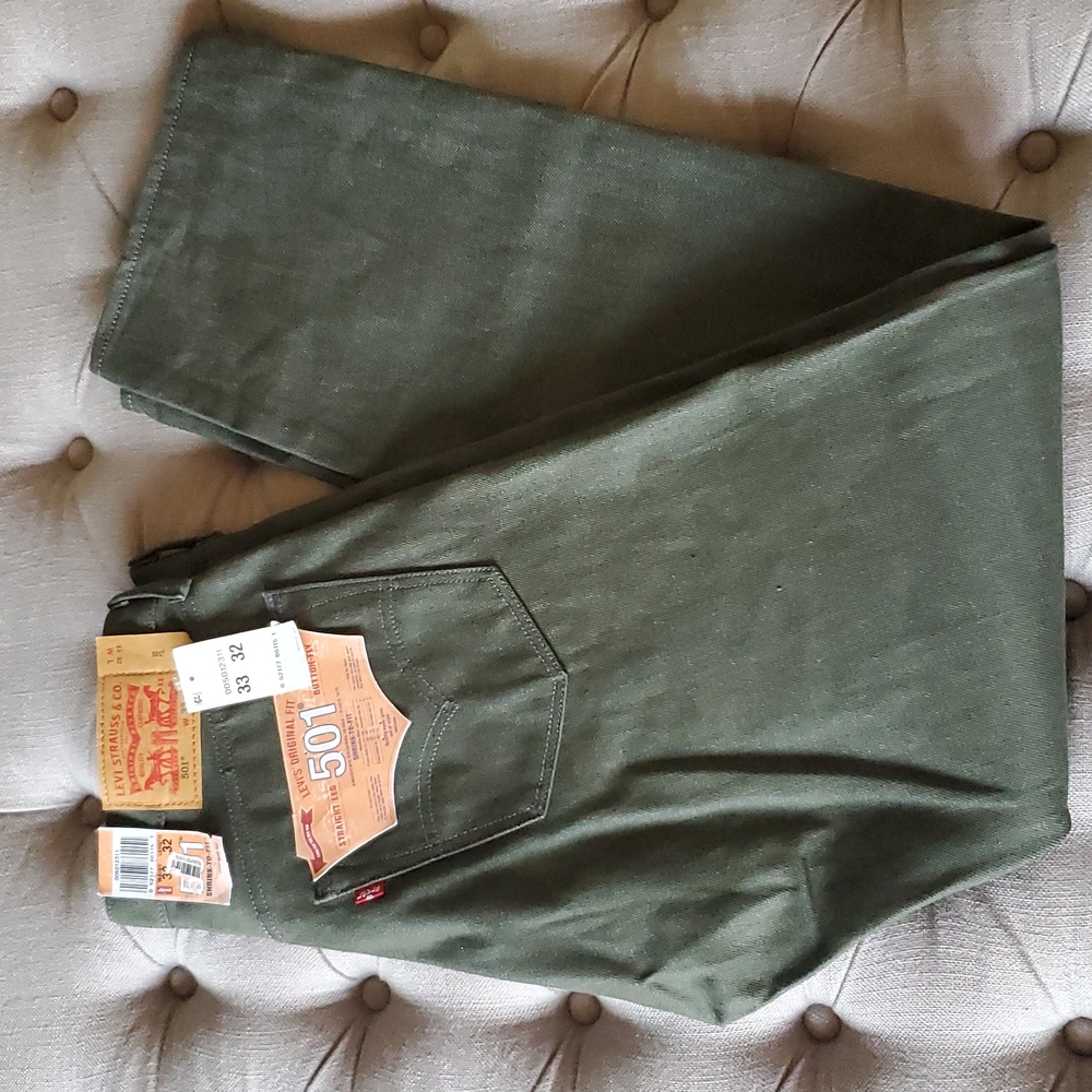 Levi's 501 33x32 White Oak Selvedge Denim